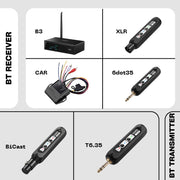 Bicast Bluetooth Audio Transmitter with XLR Input for Mixers | Sends audio to Bluetooth speakers or receivers, not a receiver, not for phone recording or live performance