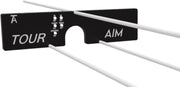 Tour Aim 2.0 Golf Training Aid – 11-in-1 Alignment Sticks & Swing Plane Golf Practice System – Lightweight Alternative to Heavy Brick-Like Golf Aids – Maximum Portability, Accuracy & Consistency