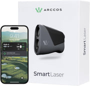 Arccos Smart Laser Rangefinder w/Slope & Wind, Plays-Like Yardage | AI GPS rangefinder, tournament legal, pin lock vibration, green maps, AI strategy, 6x zoom, 1st year's membership included