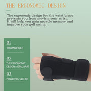 WIGERLON Golf Wrist Training Aid for Right Handed Golfer Golf Wrist Brace Wrist Hinge Trainer Golfers Trainer to Correct Wrist Angle & Develop Muscle Memory