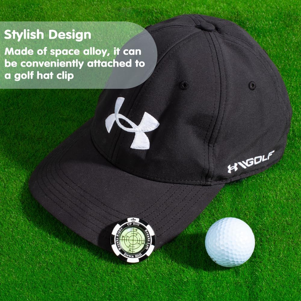 SlopeMaster ProGreen Reader - Golf Ball Marker with High Precision Green Reading Aid Golf Accessories for Men Women training detail