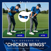 Connect Correct Golf Arm Band Training Aid for Swing Correcting - Portable Golf Swing Trainer Aid for Right/Left Handers