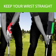 WIGERLON Golf Wrist Training Aid for Right Handed Golfer Golf Wrist Brace Wrist Hinge Trainer Golfers Trainer to Correct Wrist Angle & Develop Muscle Memory