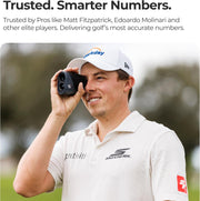 Arccos Smart Laser Rangefinder w/Slope & Wind, Plays-Like Yardage | AI GPS rangefinder, tournament legal, pin lock vibration, green maps, AI strategy, 6x zoom, 1st year's membership included