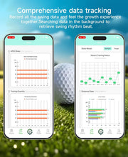 Portable Golf Launch Monitor Pro X1 Plus, Simulators for Home & Training, Mobile Launch Monitor for Golf Swing Analysis, Tracker & Swing Analyzer, Indoor Outdoor Use, Up to 12 Hours Battery Life.