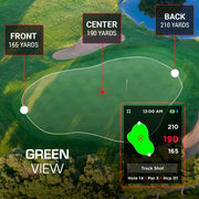 Hand+ Handheld Golf GPS Device, Shot Tracker, Record Shots, Club, GIR, Fairways, Putts, Golf Distance Range Finder, Touch Screen, 42,000+ Courses, Green View, Pin Positioning, Magnetic, Free App, IPX7