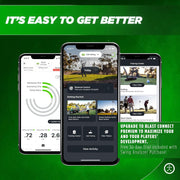 Blast Motion Golf Swing & Stroke Analyzer - Real-time Feedback, Swing Metrics, Swing Trainer, Video Capture Highlights, Track Performance (GEN3 Sensor)