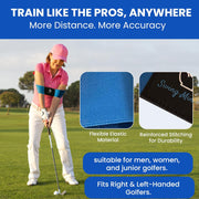 Connect Correct Golf Arm Band Training Aid for Swing Correcting - Portable Golf Swing Trainer Aid for Right/Left Handers