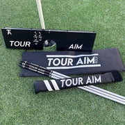 Tour Aim 2.0 Golf Training Aid – 11-in-1 Alignment Sticks & Swing Plane Golf Practice System – Lightweight Alternative to Heavy Brick-Like Golf Aids – Maximum Portability, Accuracy & Consistency