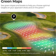 Arccos Smart Laser Rangefinder w/Slope & Wind, Plays-Like Yardage | AI GPS rangefinder, tournament legal, pin lock vibration, green maps, AI strategy, 6x zoom, 1st year's membership included