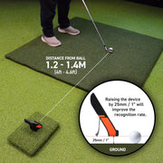 GOLFBUDDY Shot Mate Launch Monitor – Doppler Radar Golf Swing Analyzer, Ball & Club Speed, Smash Factor, Carry Distance, TFT LCD Display, Practice/Target Modes, 1,000 Shot Storage, 10Hr Battery